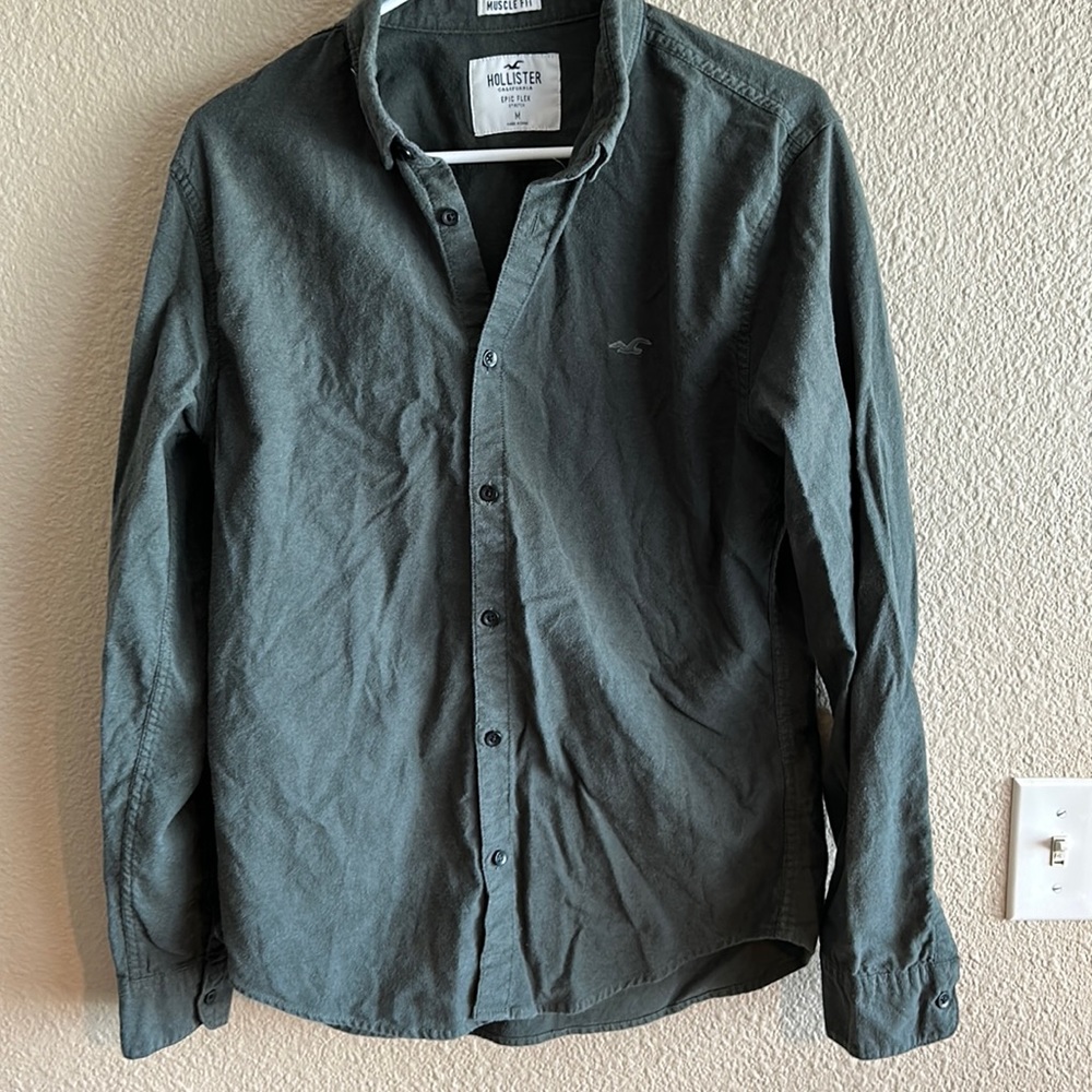 Hollister Mens Button Down MD